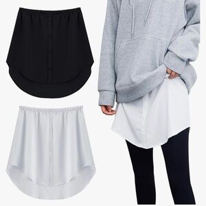 Black & White 2 Women's Layered mock-shirt Skirts